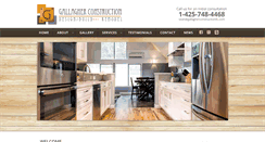 Desktop Screenshot of gallagherconstructionllc.com