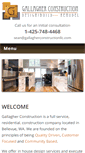 Mobile Screenshot of gallagherconstructionllc.com